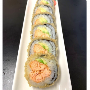 Grilled Salmon Tempura Roll