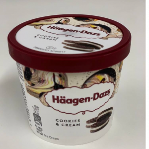 Haagen Dazs  Cookie & Cream (95ml)
