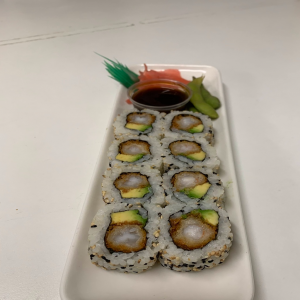 Prawn Katsu Avocado Uramaki